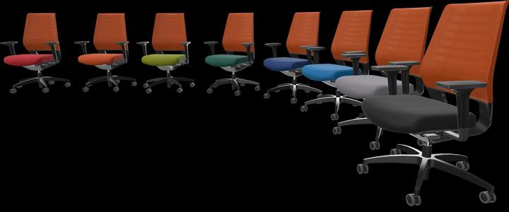 Actual product image Dauphin X-Code office swivel chair