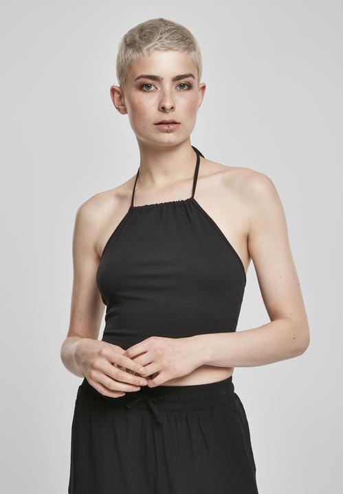 Produktbild Urban Classics Ladies Cropped Neckholder Top 2-Pack (XXL)
