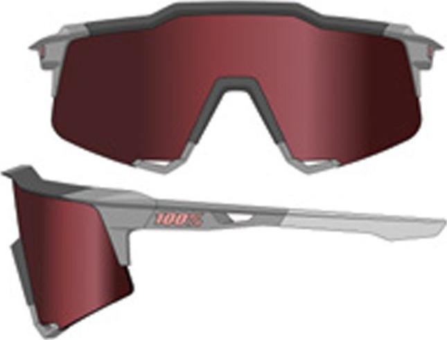 Produktbild 100% Brille Speedcraft Tall Soft Tact (Grau, HiPER®)