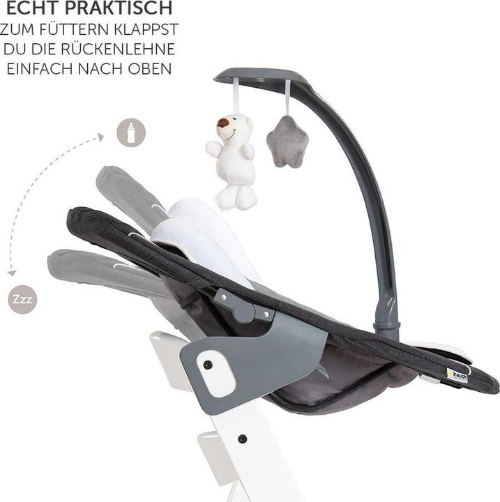 Produktbild Hauck Hochstühle Alpha Plus Weiss Newborn Set Deluxe - 4-tlg. Hochstuhl (Hochstuhl)