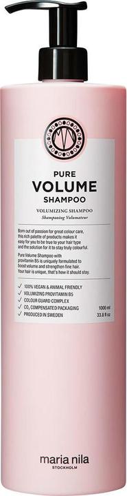 Immagine prodotto Maria Nila Cura e stile - Shampoo Pure Volume (1000 ml, Shampoo liquido)