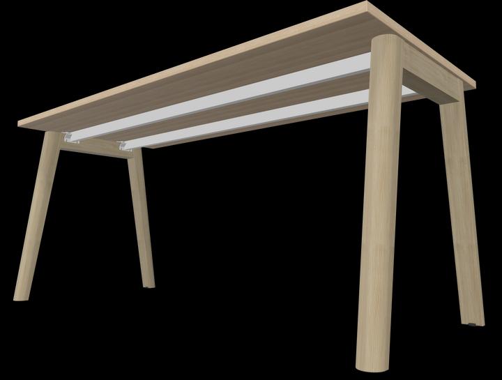Actual product image Narbutas Nova Wood desk (1600 x 700 x 740 mm)