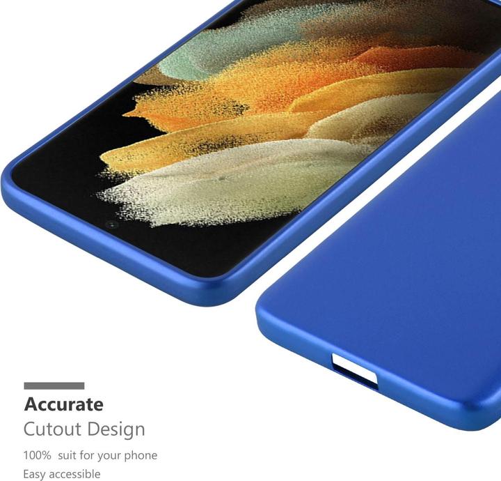 Actual product image Cadorabo TPU Matt Metallic Sleeve (Samsung Galaxy S22 Ultra)