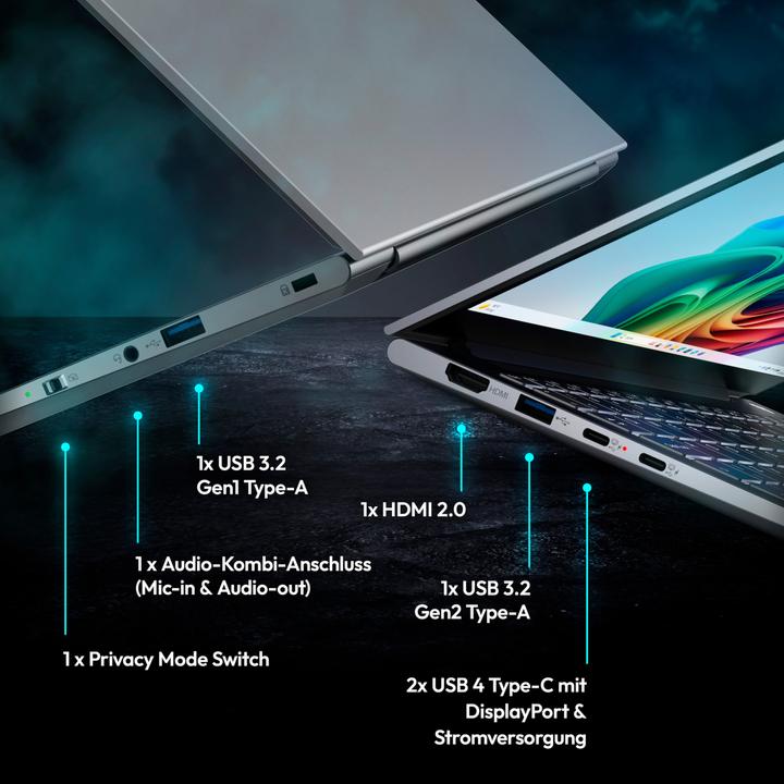 Immagine prodotto Medion SPRCHRGD14 S2 ELITE 30040136 - 14" 2,8K, Intel® Core™ Ultra 9-2, 32GB RAM, 2TB SSD, W11 (14")
