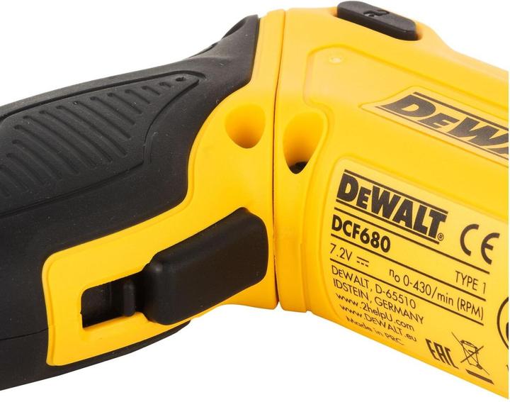Actual product image DeWalt Cordless screwdriver (Rechargeable battery operated)