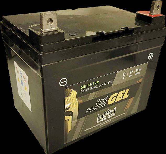 Image du produit Intact GEL12-32R Bike-Power GEL 32Ah batterie moto (DIN 52440) U1R(9) SLA12-32R (12 V, 32 Ah)
