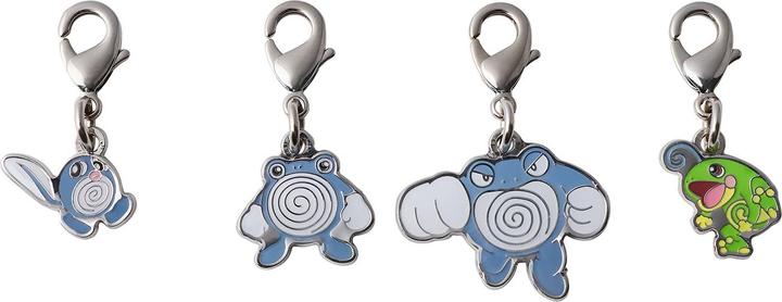 Pokémon Pokemon Center - Poliwhirl, Poliwrath, Politoed Schlüsselanhänger - 4 Stück