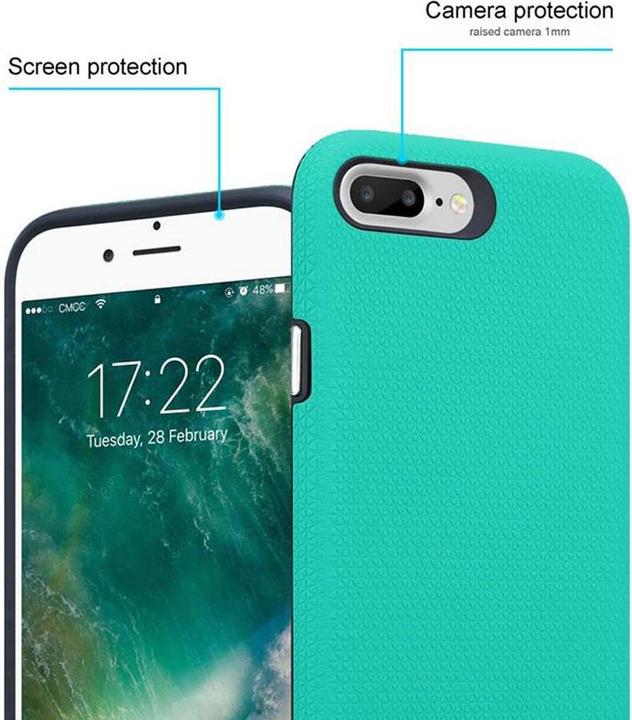 Produktbild Cadorabo Hybrid Triangle Hülle (Apple iPhone 6 Plus, Apple iPhone 7s Plus)