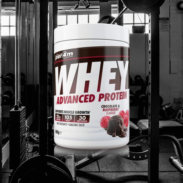 Actual product image Per4m Whey Advanced Protein (Chocolate & Raspberry, 1 pcs., 900.90 g)