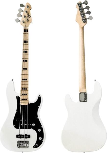 Produktbild No Name Elektrische Bassgitarre V-TONE PJB46 WH weiss 4/4 (E-Gitarre)