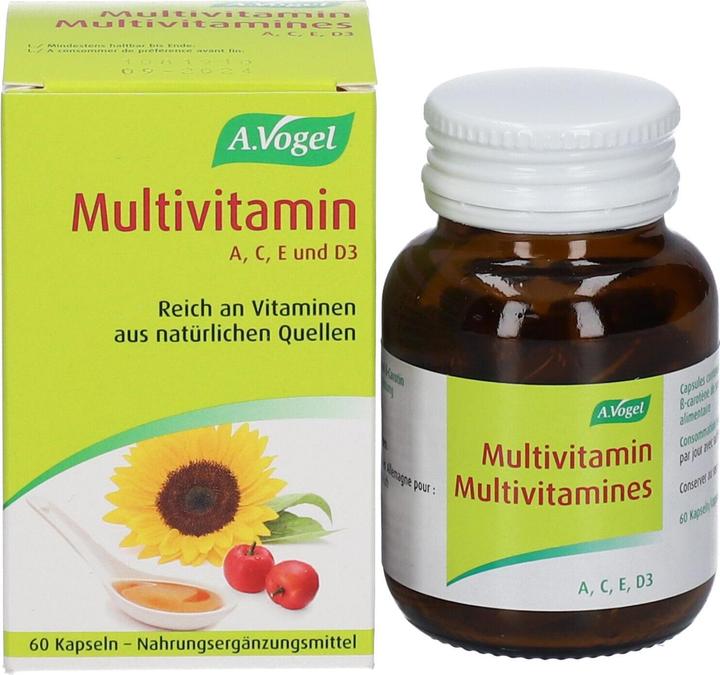 Actual product image A. Vogel Multivitamin Capsules Bioforce (60 Piece, Capsules, 150 g)