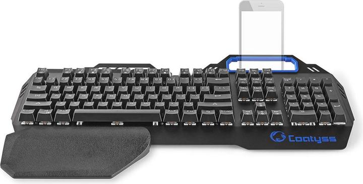 Produktbild Nedis Mechanische Gaming-Tastatur GKBD400BKUS - US International (US, Kabelgebunden)