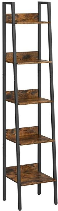 Actual product image Vasagle Bookcase brown, black 33.8 x 30.0 x 170.0 cm