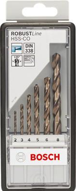 Produktbild Bosch Professional Zubehör PRO Stainless Steel HSS-Co Spiralbohrer-Set, 19-tlg. (1 mm, 1.5 mm, 2 mm, 2.5 mm, 3 mm, 3.5 mm, 4 mm, 4.5 mm, 5 mm, 5.5 mm, 6 mm, 6.5 mm, 7 mm, 7.5 mm, 8 mm, 8.5 mm, 9 mm, 9.5 mm, 10 mm)
