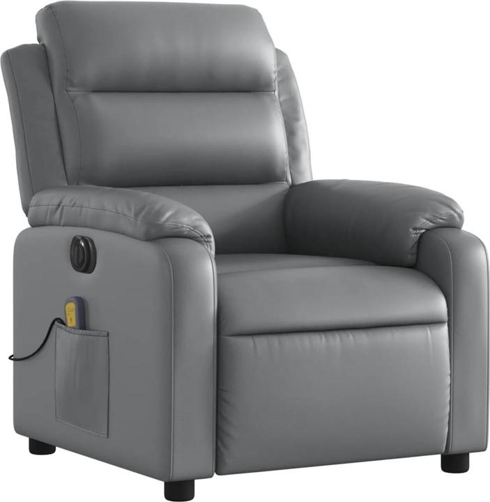 VidaXL Massagesessel Elektrisch Kunstleder