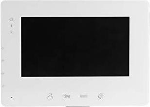 Produktbild Mathfel Türsprechanlage Klingelanlage Gegensprechanlage Aussenstation, Farbe: 3x7" Monitor in weiss