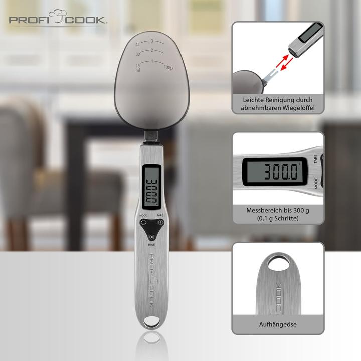 Actual product image Proficook Spoon Scale Digital