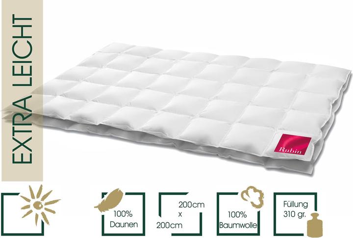 Actual product image Hanskruchen Rubin (310 g, 200 x 200 cm)