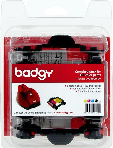 Image du produit Evolis Supply 100P f Badgy Printer Ruban d'impression (Multicolore)
