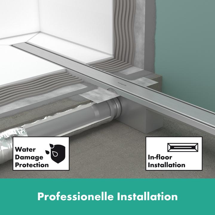 Produktbild hansgrohe HG Duschrinne RainDrain Compact Komplettset 800mm (800 mm)