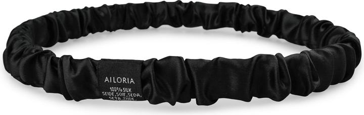 Actual product image Ailoria LUXE LOOP Silk Hair Band (black) (Emblazonments)