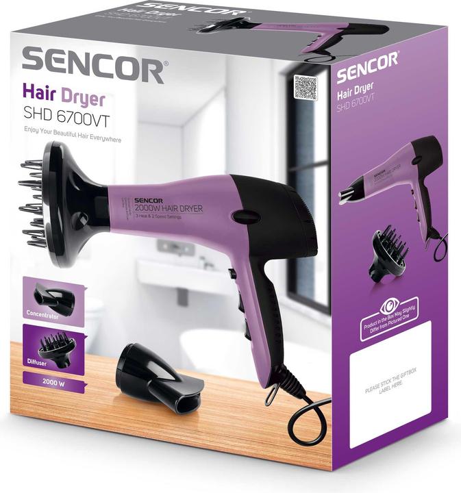 Actual product image Sencor SHD 6701RD