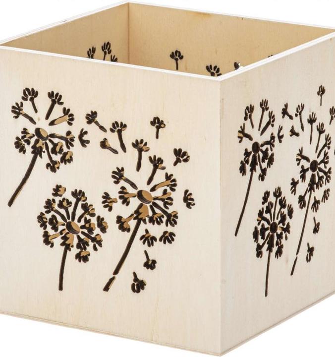 Produktbild Glorex Windlicht, Pusteblume (10 x 10 x 10 cm)