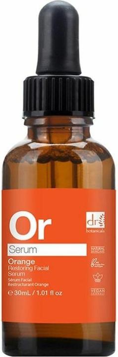 Actual product image Dr Botanicals ORANGE restoring facial serum 30 ml (30 ml)