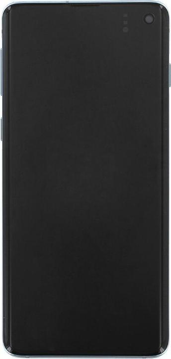 Productafbeelding Samsung Beeldscherm G973F Galaxy S10 prisma blauw GH82-18850C + frame (Scherm, Galaxy S10)