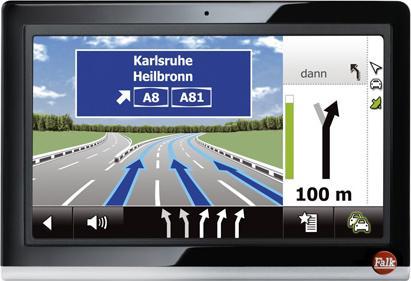 Falk NEO 550, Bluetooth, TMC, Europakarten