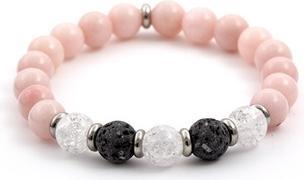 Produktbild Beneto Beaded bracelet made of lava stone. jade and crystal MINK35/17 (Lava Stein, Jade, Kristall)