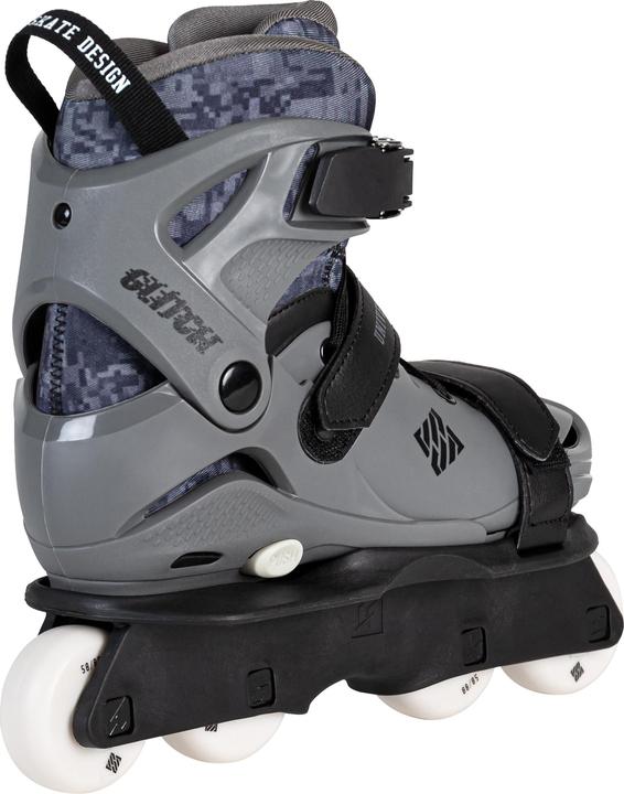 Powerslide Rollschuhe Glitch adj. GrauSchwarz 35-38 (37)