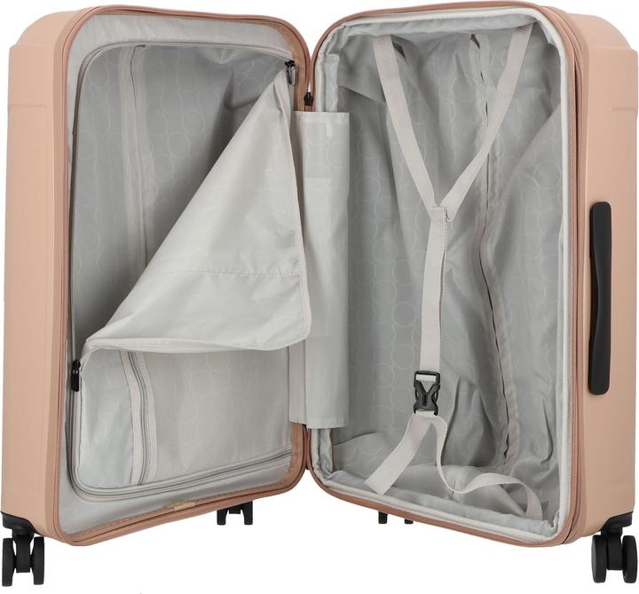 Actual product image Jump Glossy 4-wheel trolley 67 cm with expansion fold (67 l, M (50 - 90l))