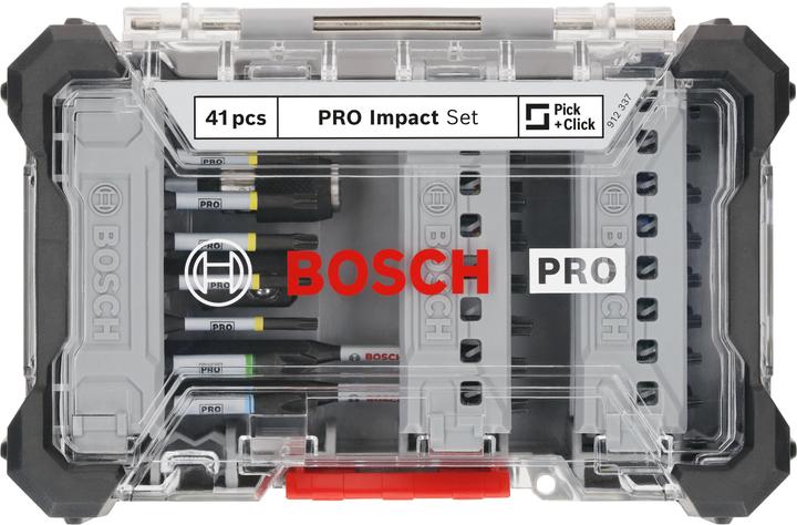 Produktbild Bosch Professional Zubehör PRO Impact Schrauberbit-Set (T10, T15, T20, T20H, T25, T27, T30, PH1, PH2, PZ2, PH3, PZ1, PZ3, H5, H6, 5.5 mm, 6.5mm)