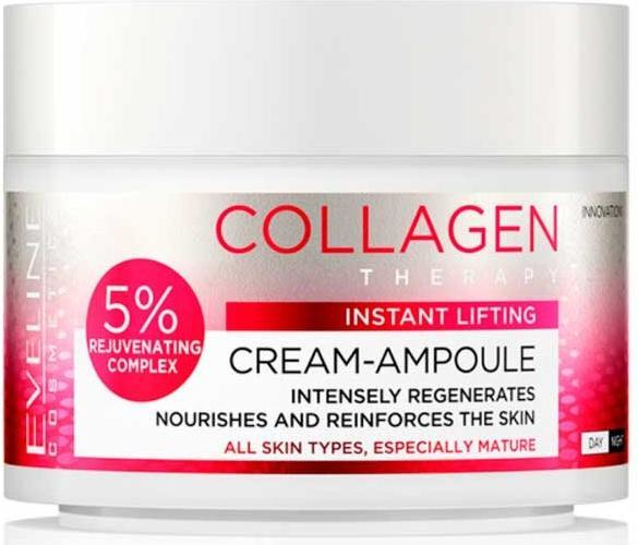 Eveline Collagen Intensiv Verjüngungscreme-Ampulle 5% Tag Nacht 50ml (50 ml)