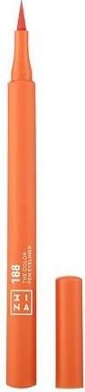 Actual product image 3INA MAKEUP The Color Pen Eyeliner 188 Orange Liquid 10h Longwear Smudge-proof Formula for Sensitive (188 Orange)