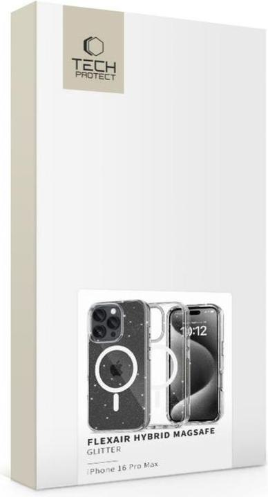 Actual product image Tech-Protect FlexAir Hybrid MagSafe Case for iPhone 16 Pro Max - Clear (Apple iPhone 16 Pro Max)