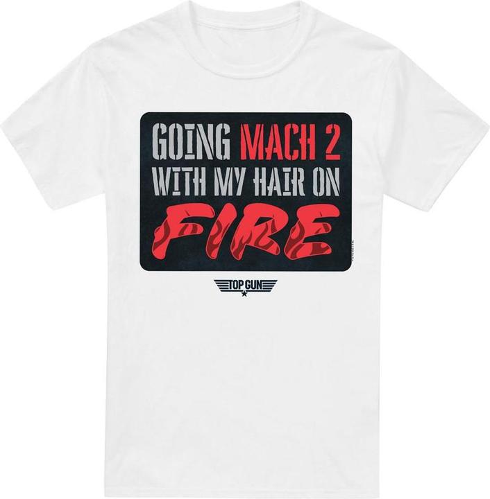 Top Gun Mach 2 Hair On Fire TShirt