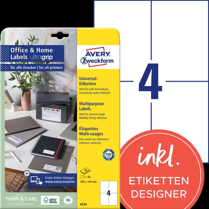 Produktbild Avery Universal-Etiketten