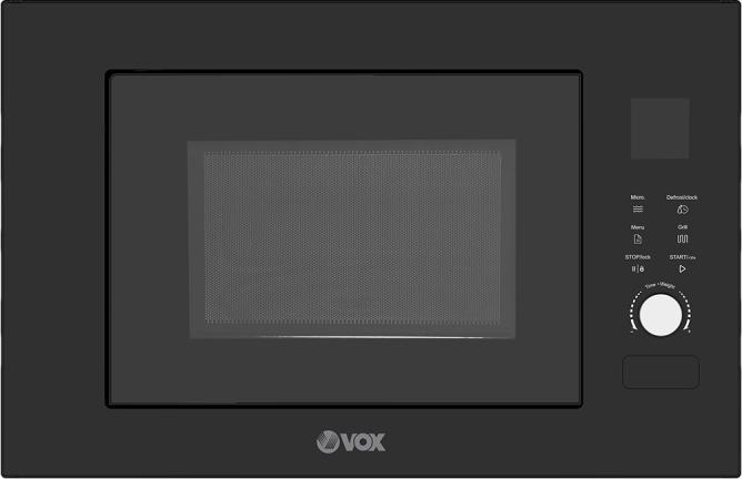 Produktbild Vox microvawe Backofen GD203B (20 L, 1250W/1000W, 8 Prog., schwarz) (20 l)