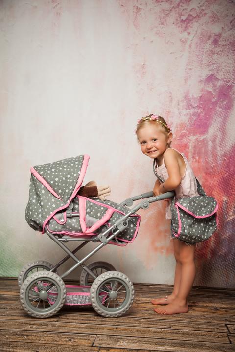 Produktbild Knorrtoys Puppenwagen Ruby - Star grey