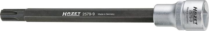 Produktbild HAZET Zylinderkopf Schraubendreher-Steckschlüsseleinsatz 2579-9 ∙ Vierkant12,5 mm (1/2 Zoll) ∙ Poly…
