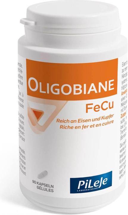 Actual product image Oligobiane Fe Cu Caps (90 Piece, Capsules, 62 g)