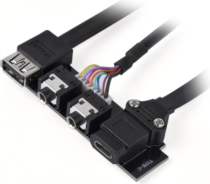 Produktbild Silverstone SST-G11313530-RT - USB Type C, USB3.1 Gen.2 Upgrade kit for chassis (0.81 m, USB 3.0, USB 3.1)