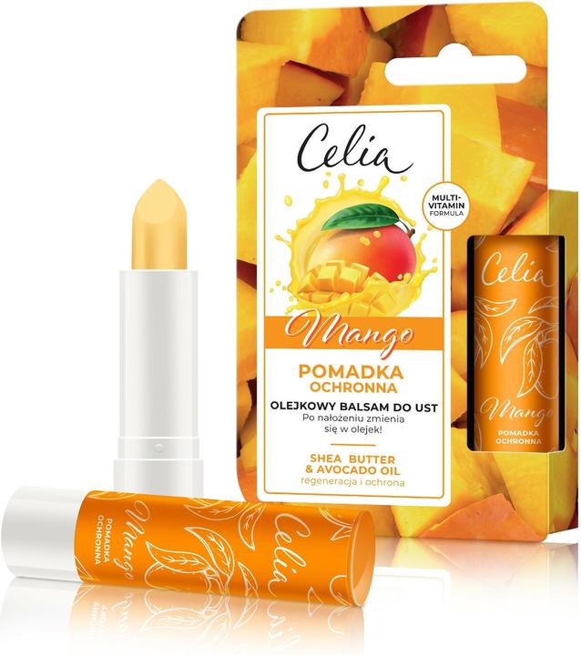 Actual product image Celia Mango Protective Lipstick