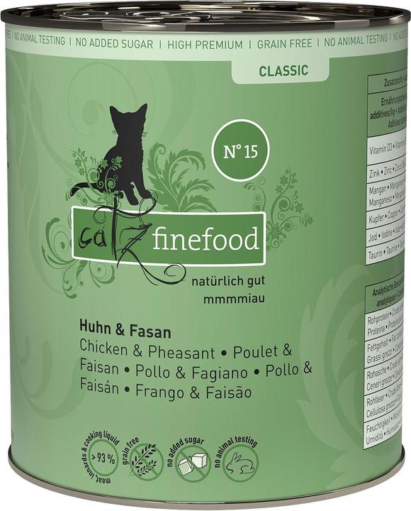 Immagine prodotto Catz Finefood No.15 Pollo e fagiano (Adulto, 1 pz., 800 g)
