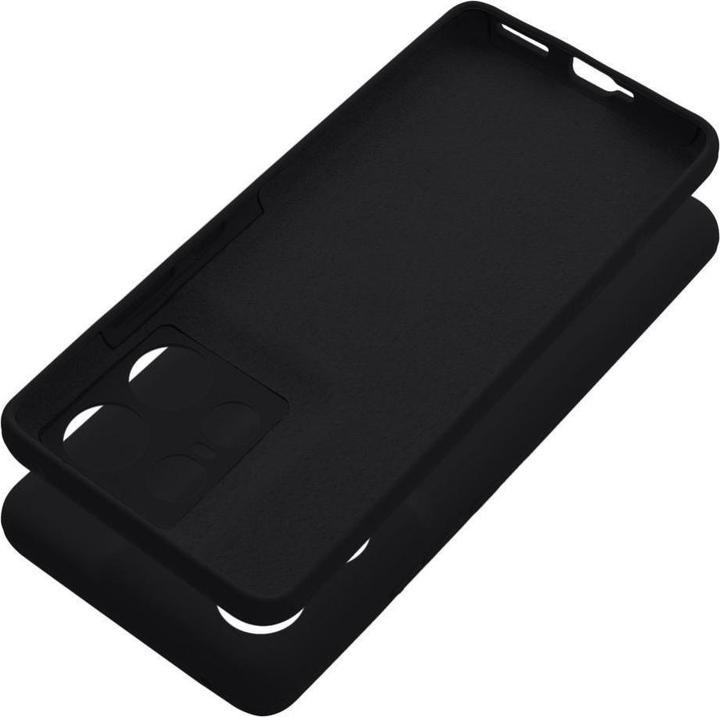 Actual product image OEM Back panel cover Case SILICONE 2mm for MOTOROLA EDGE 50 Pro black (Motorola Edge 50 Pro)