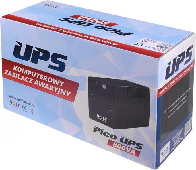 Immagine prodotto Volt Polska PicoUPS 800VA/480W 9Ah (800 VA, 480 W, Interattivo linea UPS)