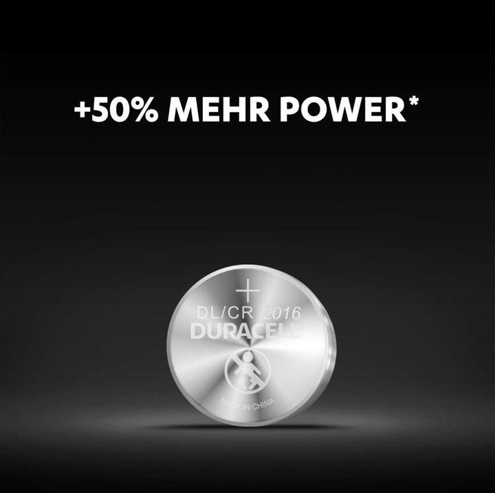 Produktbild Duracell Knopfzellen (1 Stk., CR2016, 72 mAh)