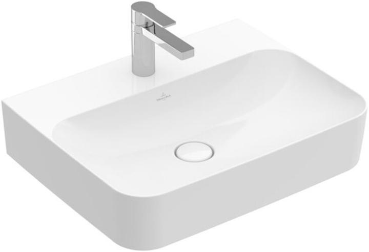 Villeroy & Boch V&B Waschtisch FINION m verd. ÜL ViFlow 600x470mm we C+ (470 mm, 600 mm)